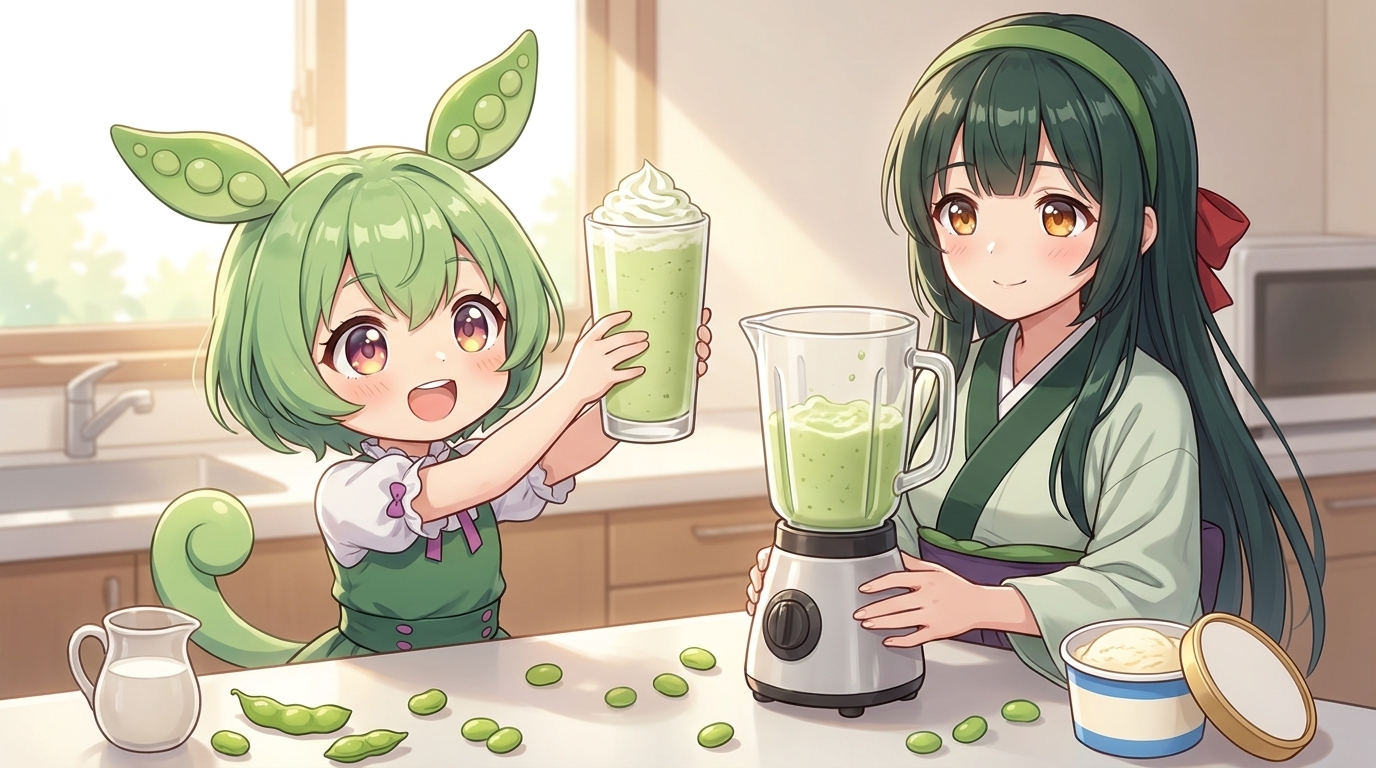 Let's Make a Zunda Shake at Home! I'm Recreating a Sendai Specialty, Nanoda!