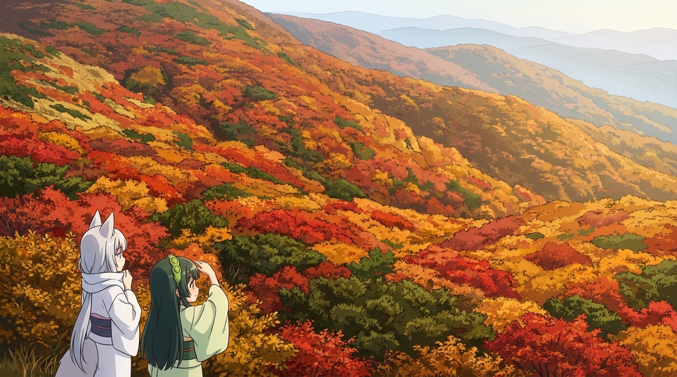 栗駒山の紅葉を見に。……『神の絨毯』の前で、言葉はいらなかった