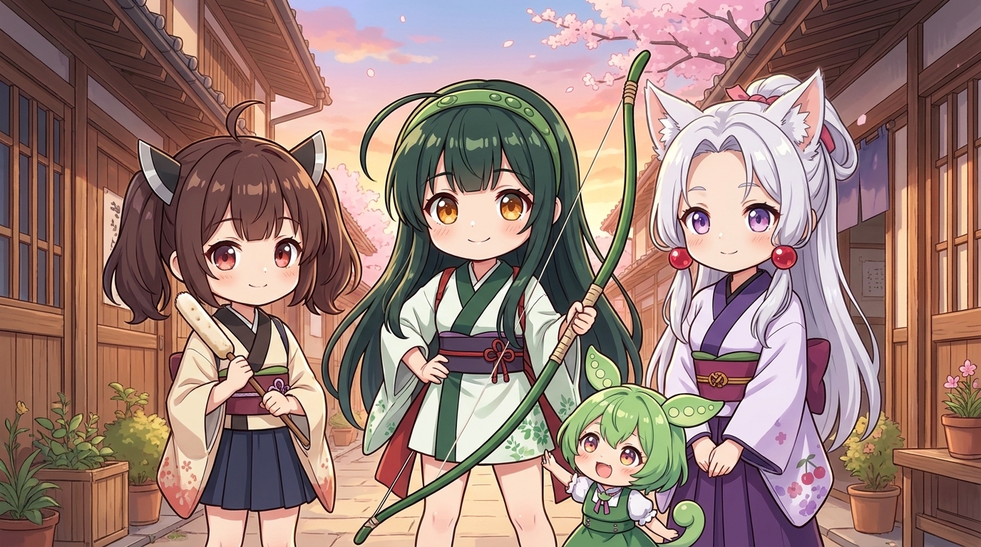 東北ずん子プロジェクトの家族